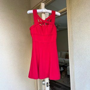 BCBG MAXAZRIA Red Cocktail Dress
